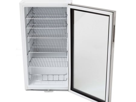 Whynter - Beverage Refrigerator With Lock - Stainless Steel 120 Can Capacity | BR-128WS Online Sale