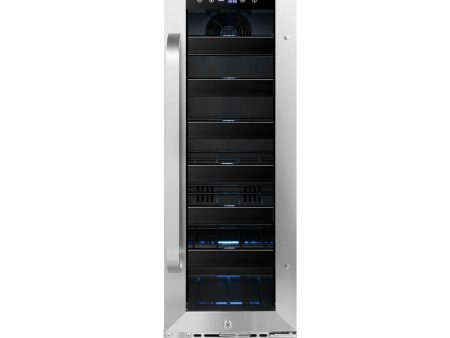 Whynter - BWR-208SB 12 inch Built-In 20 Bottle Undercounter Stainless Steel Wine Refrigerator with Reversible Door, Digital Control, Lock and Carbon Filter  | BWR-208SB Online Hot Sale