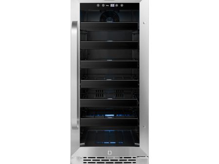 Whynter - BWR-308SB 15 inch Built-In 33 Bottle Undercounter Stainless Steel Wine Refrigerator with Reversible Door, Digital Control, Lock and Carbon Filter  | BWR-308SB Online